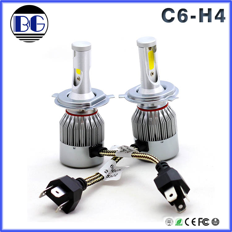 Factory Wholesale price 30W COB Chip Auto lighting C6 LED Headlight